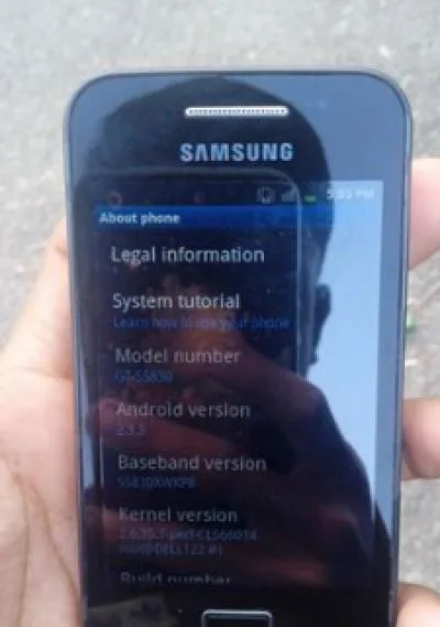 Samsung Gt-s5830. (Used)