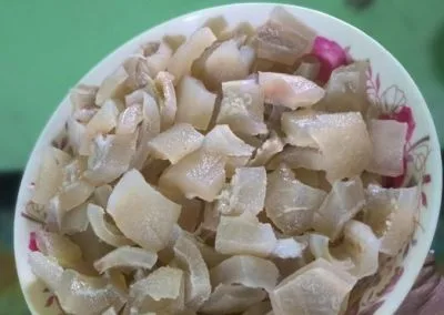 গরুর প্রসেস করা চামড়া ( রেডি টু কুক)