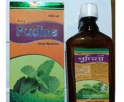 pudina syrup পুদিনা সিরাপ 1pcs