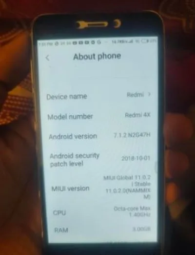 Xiaomi Redmi 4X . (Used)