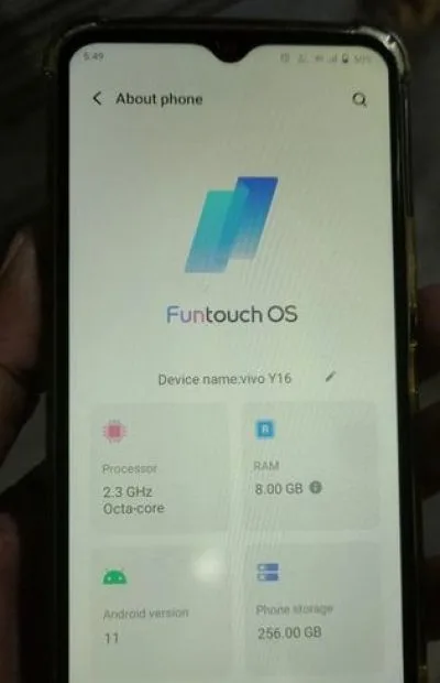 Vivo y16