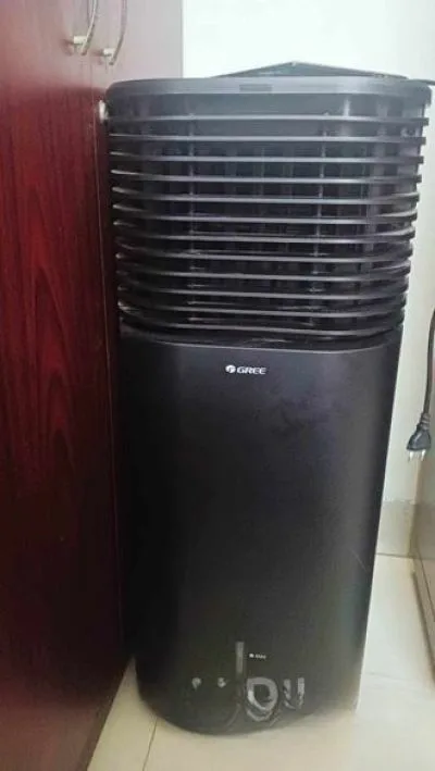 GREE Air Cooler (Model-KSWK-2001DGL), Color: Black.