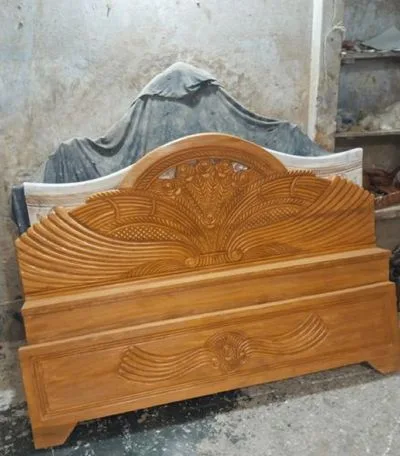 আকাশি কাঠের সলিট খাট