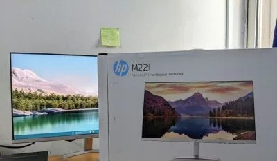 HP M22F 22” IPs border less Monitor