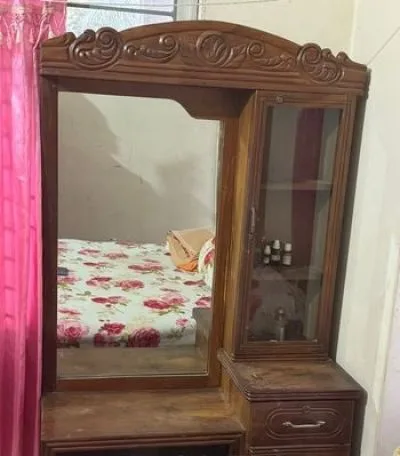 Segun Wood Table ,Food Cabinet