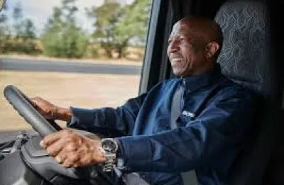 Black car driver