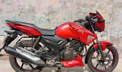 TVS Apache RTR Double disk