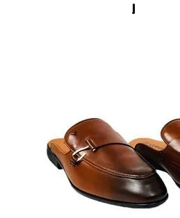 Genuine Leather Half Loafer For Men