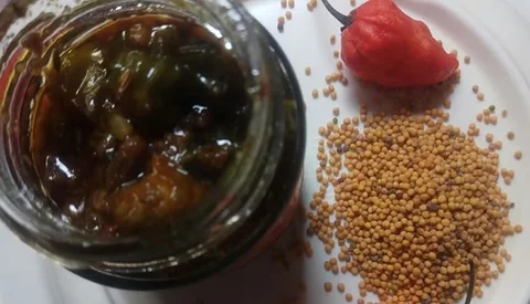 বোম্বাই মরিচের  আচার