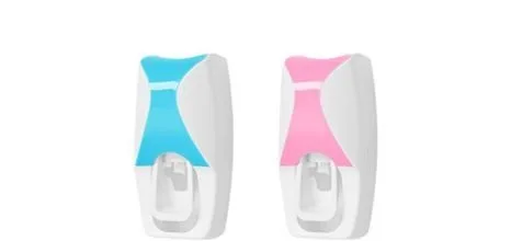 Automatic Toothpaste Dispenser & Brush Holder Set!