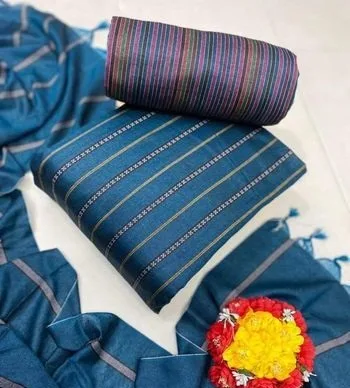 সুতি তাঁতের থ্রি পিস