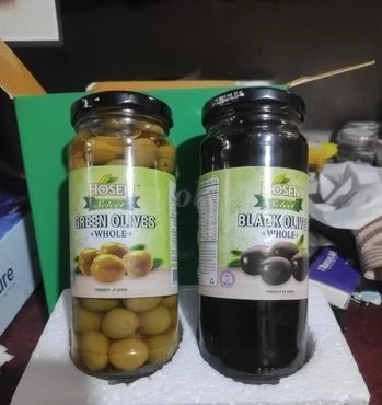 Black olive and green