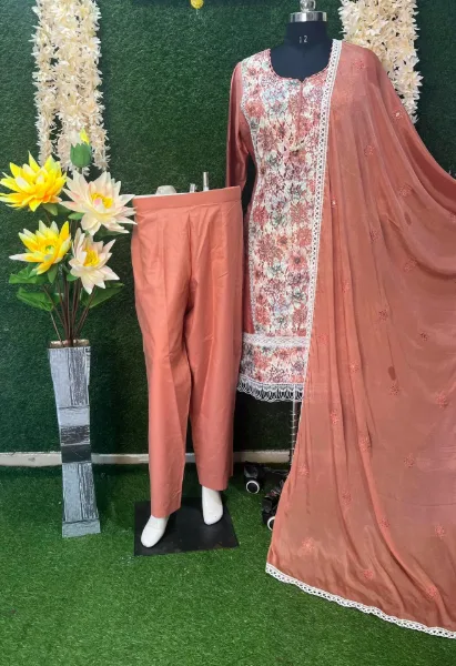 Cotton Silk Suit Set