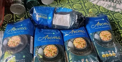 বাসমতি চাল - কাচ্চি খাবার