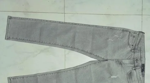 brand new white jeans