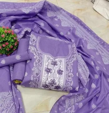 সুতি থ্রি পিস