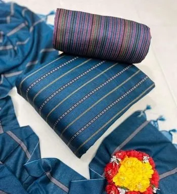 সুতি তাঁতের থ্রি পিস