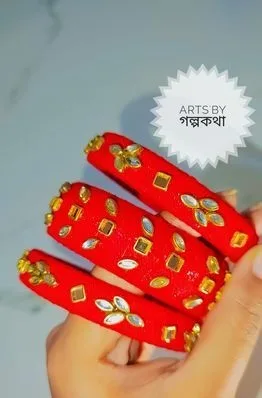হাতের তৈরি চুরি ❤️