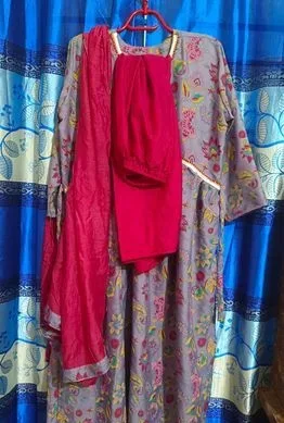 Anarkali three piece