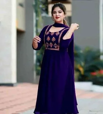 জর্জেট গাউন