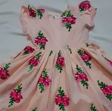 Cotton Embroidery Baby Dress