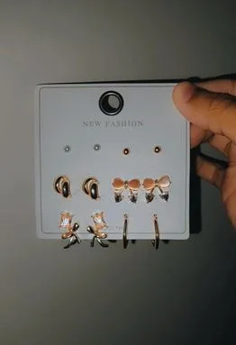 6pairs earrings