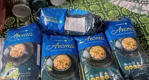বাসমতি চাল - কাচ্চি খাবার