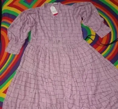 Pink colour gown