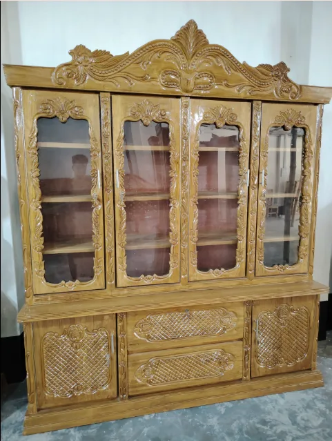 সেগুন কাঠের ওয়াল সুকেস
