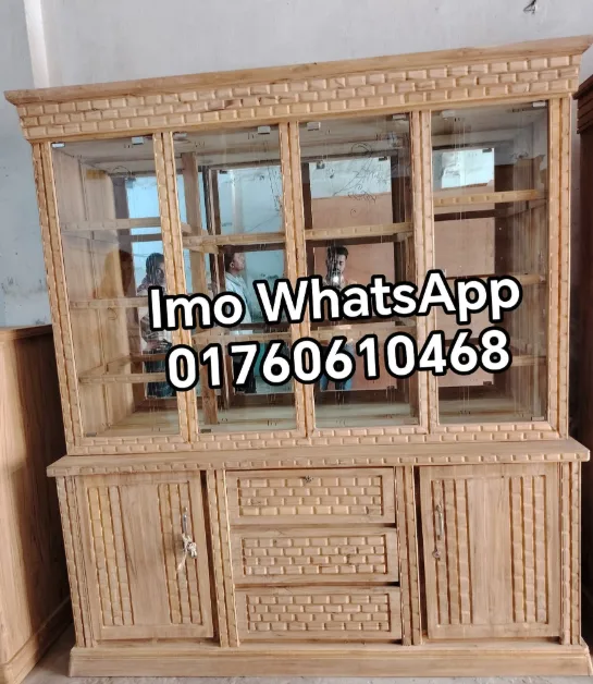 সেগুন কাঠের  ওয়াল সুকেস