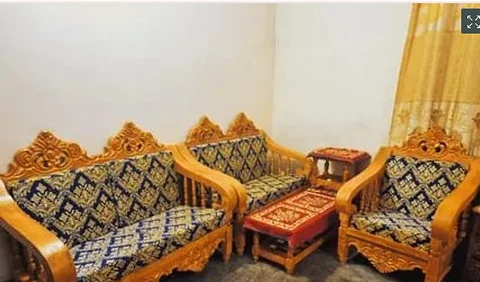 যশোর সেগুন কাঠের সোফা সেট