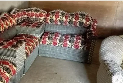 দুই কালের কাপড় কণার সোফা সেট