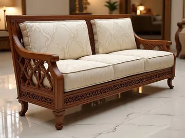 Sofa set ( 100% Wooden) MIS-1003