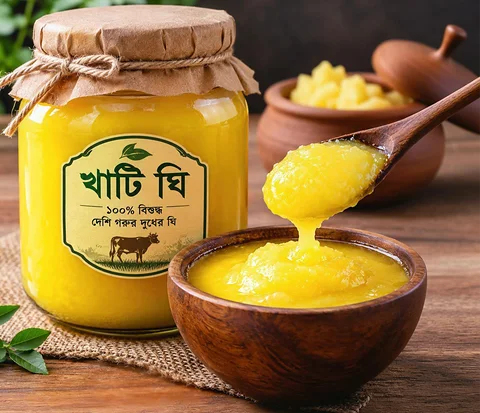 খাঁটি ঘি—স্বাদে ও ঘ্রাণে অতুলনীয়!